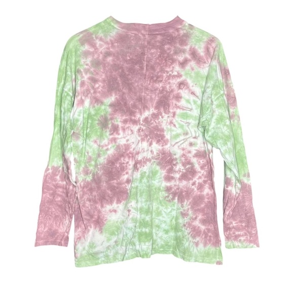 Free People We The Free Be Free Tie Dye Tee In Lavender Oversized Size XS - Picture 4 of 6